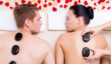 hot stone massage for Couples