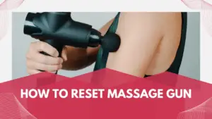 how to reset massage gun